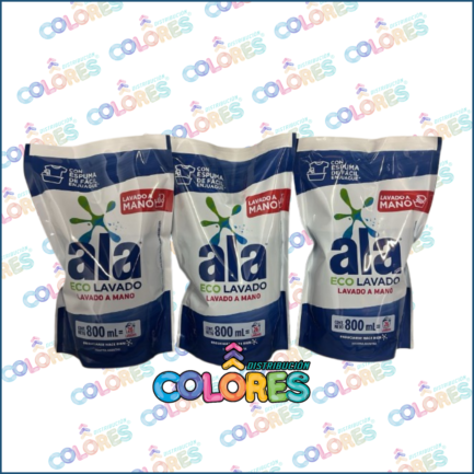 COMBO 3 B - 3 ALA JABÓN LÍQUIDO x800ml LAVADO A MANO