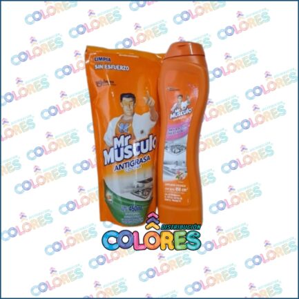 COMBO 13 - MR MUSCULO ANTIGRASA x450ml + MR MUSCULO CREMA x450ml