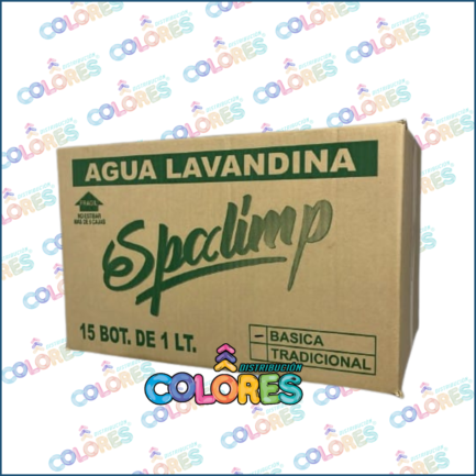 COMBO 10 - 1 BULTO x15 SPALIMP LAVANDINA x1L