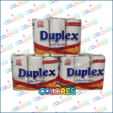 COMBO 4 - 3 DUPLEX ROLLO COCINA 3x40 PAÑOS