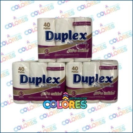 COMBO 5 - 3 DUPLEX ROLLO COCINA 3x40 PAÑOS PREMIUM