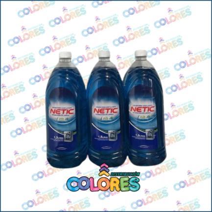 COMBO 4 B - 3 NETIC JABÓN LÍQUIDO BOTELLA x1,5 L