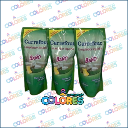COMBO 7 B - 3 CARREFOUR LIMPIADOR DE BAÑOS x500ml