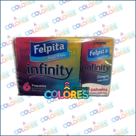 COMBO 1 A - FELPITA PAÑUELOS DESCARTABLES x6 x10