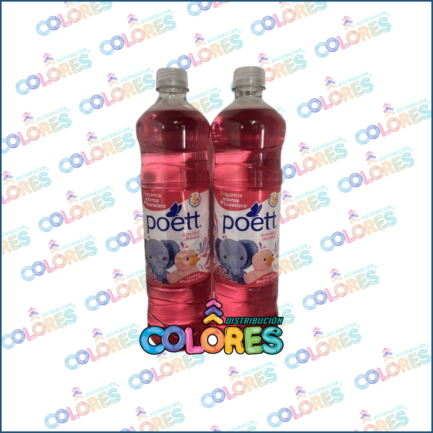 COMBO 9 - 2 POETT LIMPIADOR LÍQUIDO x900ml BEBÉ