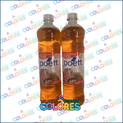 COMBO 10 - 2 POETT LIMPIADOR LÍQUIDO x900ml TROPICAL