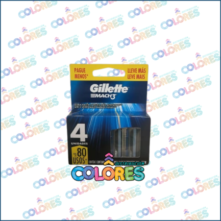 COMBO 11 - GILLETTE MACH 3 REPUESTO x4