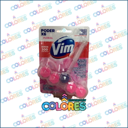 COMBO 7 C - VIM CANASTA SÓLIDA 6 en 1 FLORAL