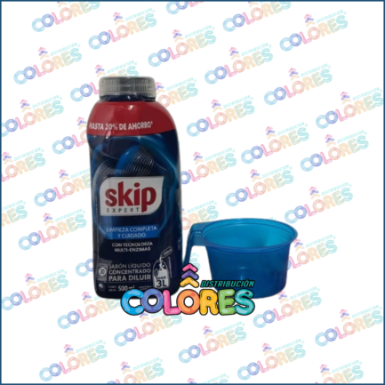 COMBO 16 - SKIP JABÓN LÍQUIDO PARA DILUIR x500ml + VASO DOSIFICADOR GRATIS