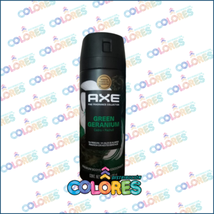 AXE desodorante masculino en aerosol GREEN GERANIUM
