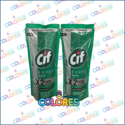COMBO 5 - 2 CIF LIMPIADOR BAÑOS x450ml