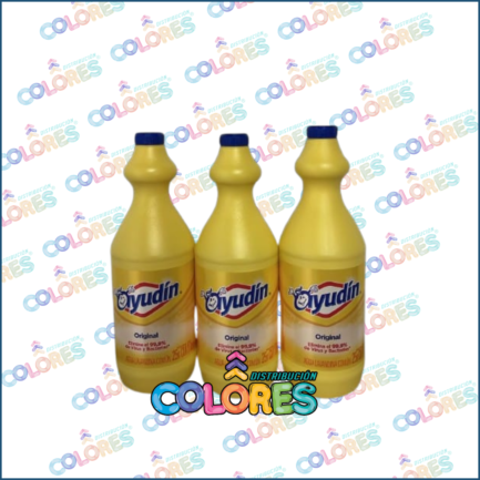 COMBO 3 B - 3 AYUDIN LAVANDINA ORIGINAL x1L