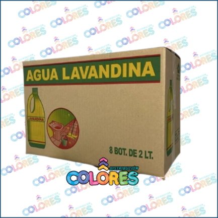COMBO 9 - 1 BULTO x8 SPALIMP LAVANDINA x2L