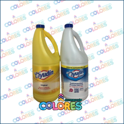 COMBO 10 - AYUDIN LAVANDINA ORIGINAL x2L + AYUDIN LAVANDINA ROPA BLANCA x2L