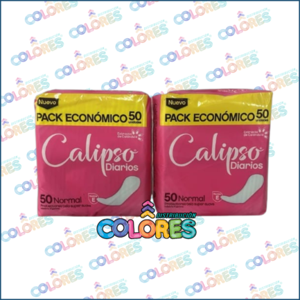 COMBO 1 - 2 CALIPSO PROTECTORES DIARIOS x50u SIN PERFUME