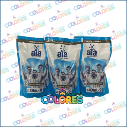 COMBO 10 - 3 ALA JABÓN LÍQUIDO x800ml EDICIÓN MUNDIAL
