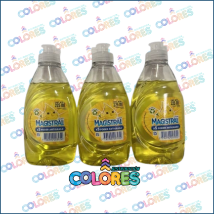 COMBO 15 B - 3 MAGISTRAL DETERGENTE x225ml LIMÓN