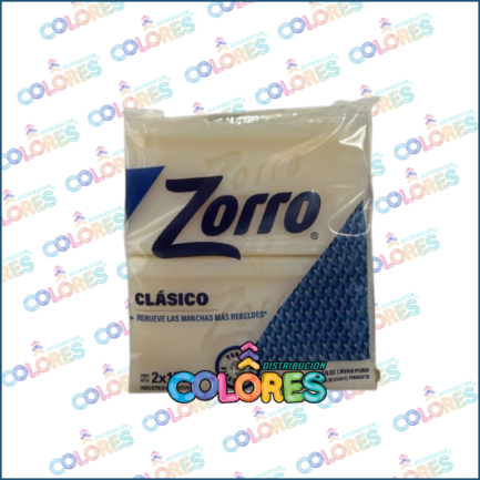 COMBO 16 - ZORRO JABÓN BLANCO CLÁSICO 2x150g