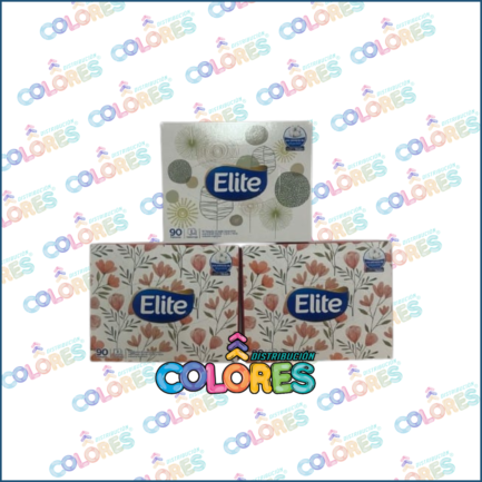 COMBO 4 B - 3 ELITE PAÑUELOS BOX x90u
