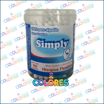 Simply hisopos pote x100u