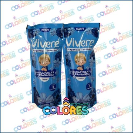 2 Vivere suavizante clásico x450ml