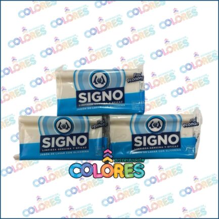 3 Signo jabón blanco 150g