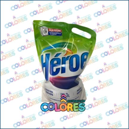 Héroe jabón líquido x3L