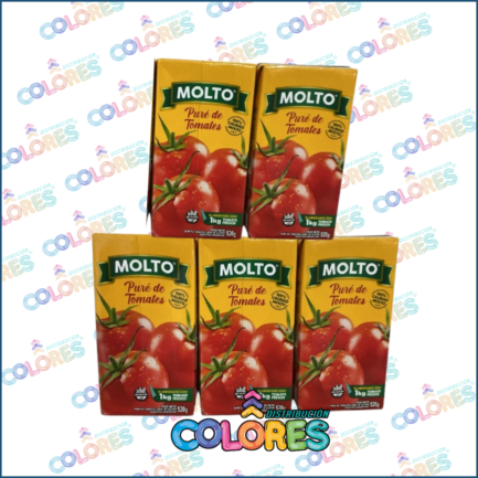 5 MOLTO puré de tomates x520g