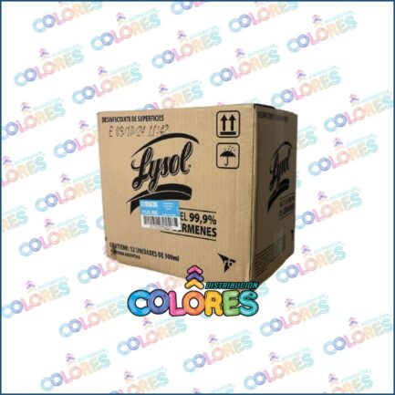 1 Bulto x12u Lysol desodorante de pisos x900ml