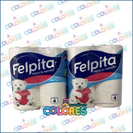2 Felpita papel higiénico blanco 4x30mts