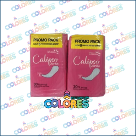 COMBO 8 - 2 CALIPSO PROTECTORES DIARIOS x30u SIN PERFUME