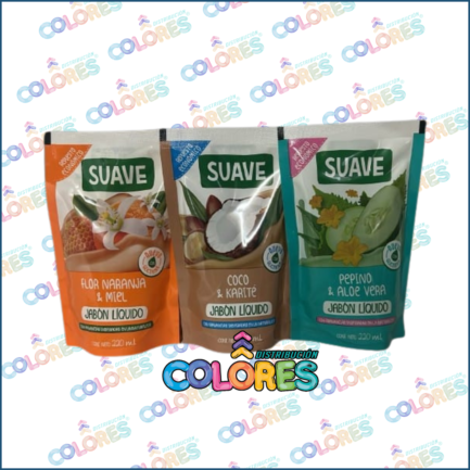 COMBO 10 - 3 SUAVE JABÓN LÍQUIDO MANOS x220ml