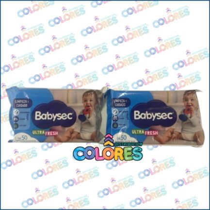 COMBO 9 - 2 BABY SEC TOALLITAS HUMEDAS ULTRA x50u