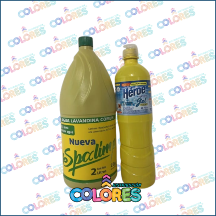 COMBO 11 - SPALIMP LAVANDINA x2L + HÉROE LAVANDINA EN GEL x700ml