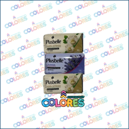 COMBO 19 - 3 PLUSBELLE JABÓN DE TOCADOR FRAGANCIAS SURTIDAS