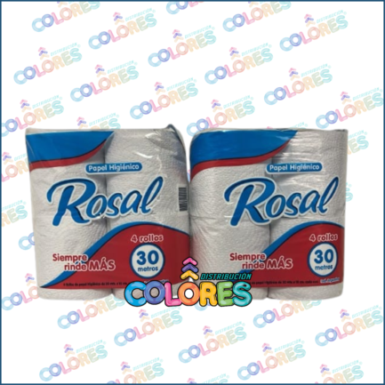 COMBO 18 A - ROSAL PAPEL HIGIÉNICO 4x30mts