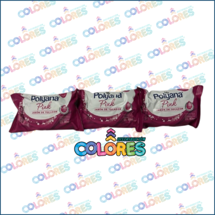 COMBO 16 - 3 POLYANA JABÓN DE TOCADOR PINK x80g