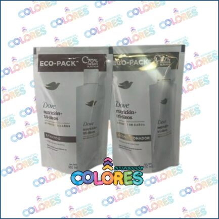COMBO 3 - DOVE SHAMPOO x180ml + DOVE ACONDICIONADOR x180ml NUTRICIÓN