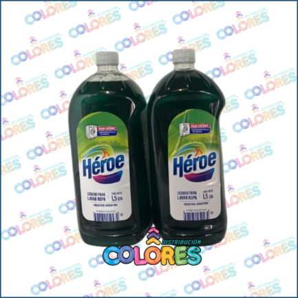 COMBO 22 - 2 HÉROE JABÓN LÍQUIDO x1,5L CLÁSICO
