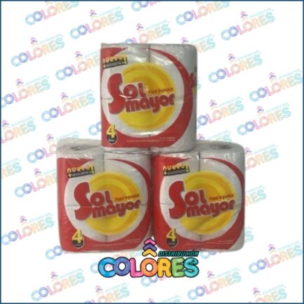 COMBO 7 -3 SOL MAYOR PAPEL HIGIÉNICO 4x30mts