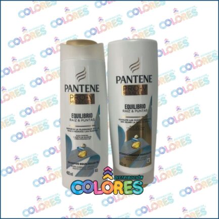 COMBO 13 - PANTENE SHAMPOO x400ml + PANTENE ACONDICIONADOR x400ml EQUILIBRIO