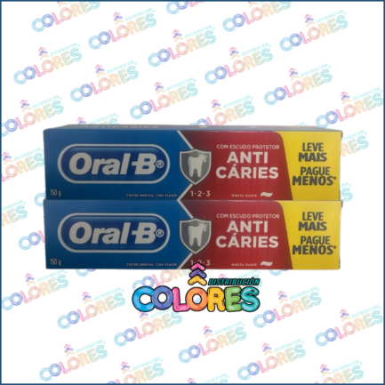 COMBO 7 A - 2 ORAL B PASTA DENTAL ANTICARIES x70g
