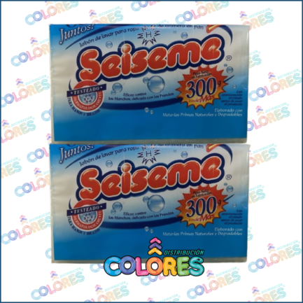 COMBO 20 - 2 SEISEME JABÓN BLANCO x300g
