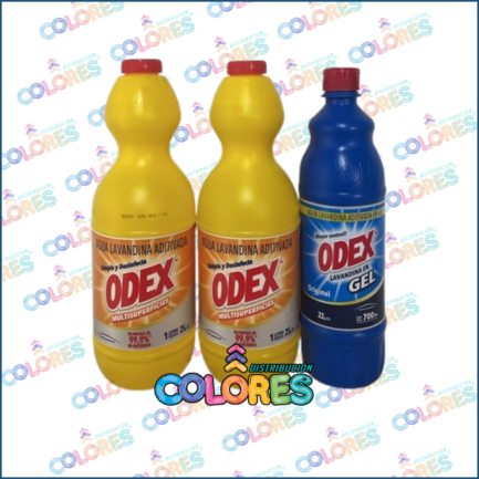 COMBO 14 - 2 ODEX LAVANDINA MULTISUPERFICIES x13 + ODEX LAVANDINA EN GEL x700ml