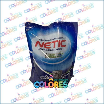 COMBO 4 - NETIC JABÓN LÍQUIDO x3L DOY PACK