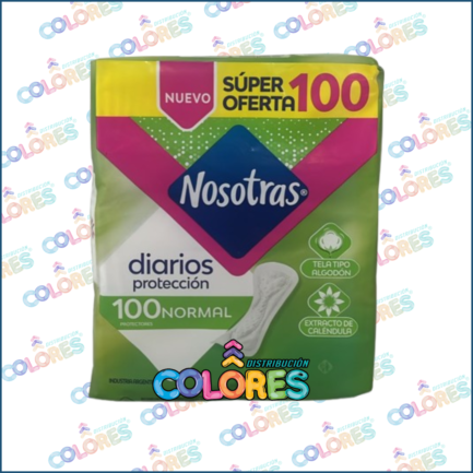 COMBO 8 - NOSOTRAS PROTECTORES DIARIOS x100u
