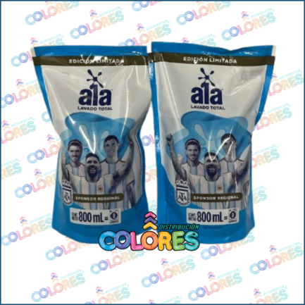 COMBO 1 - 2 ALA JABÓN LÍQUIDO x800ml DOY PACK MATIC