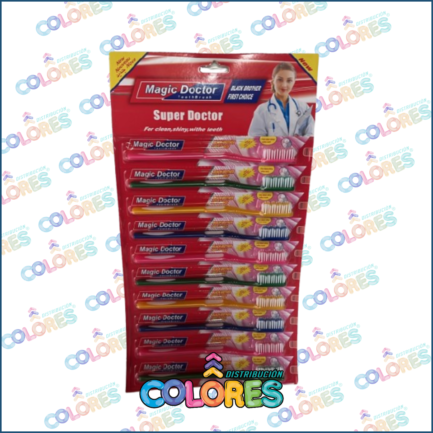 COMBO 30 - 1 BLISTER x12u MAGIC DOCTOR CEPILLO DE DIENTES