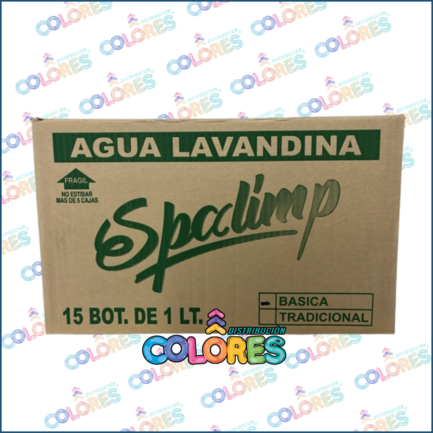 COMBO 28 - BULTO x15u SPALIMP LAVANDINA COMÚN x1L