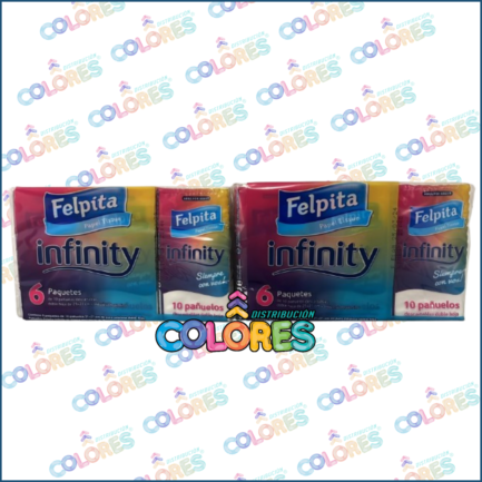 COMBO 25 - 2 FELPITA PAÑUELOS DESCARTABLES x6x10